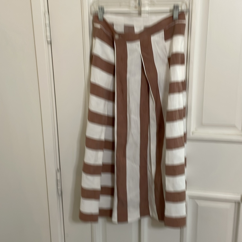 Antonelli Linen Midi Skirt Sz 44